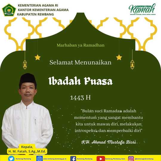 Ramadan, Bulan untuk Songsong Bulan Berikutnya