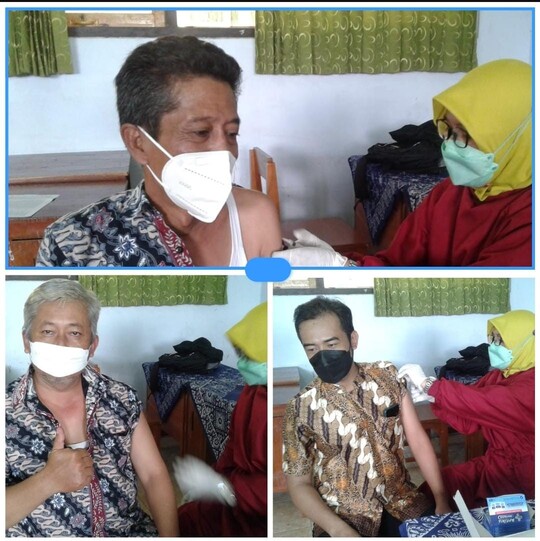 MTs Negeri 2 Sukoharjo Berkolaborasi dengan Puskesmas Sukoharjo Gelar Vaksinasi Booster