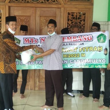 MTsN  2 Rembang Dipercaya sebagai Penyalur Zakat