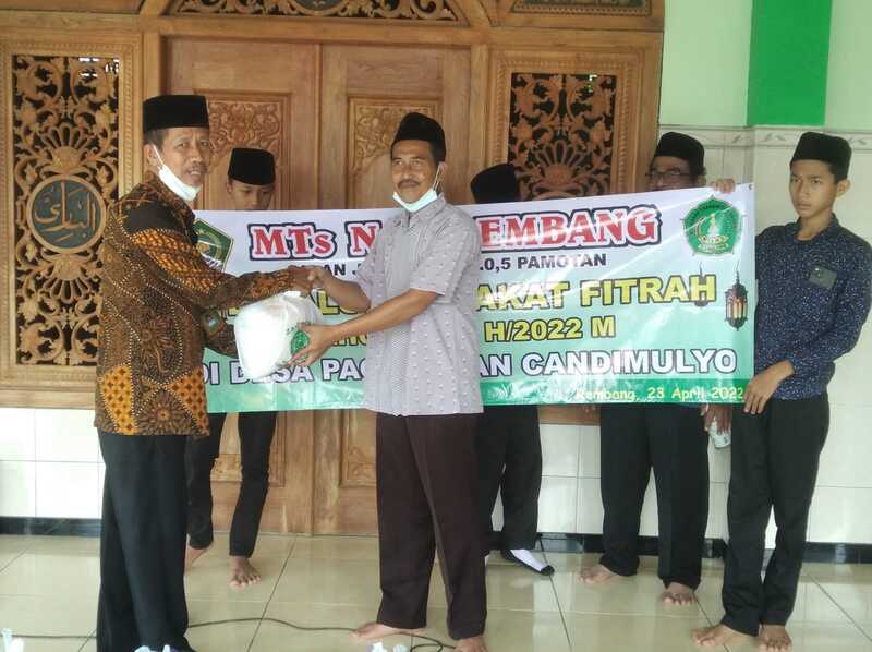 MTsN  2 Rembang Dipercaya sebagai Penyalur Zakat