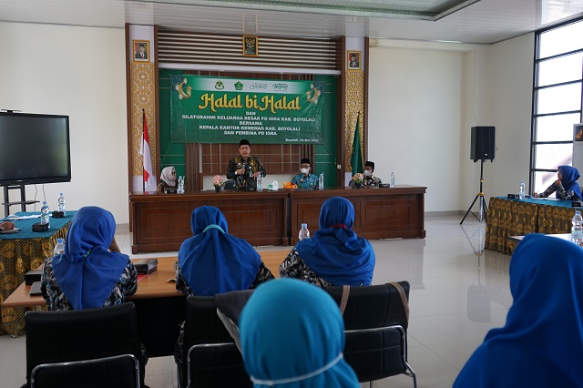 Kepala Kantor Kementerian Agama Kabupaten Boyolali memberikan pembinaan kepada IGRA Kabupaten Boyolali