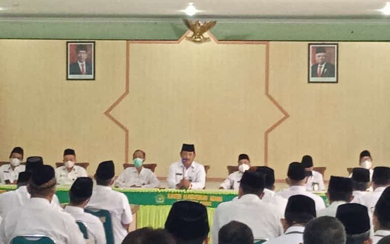 Hari Pertama Masuk Kerja , Kankemenag Kab.Kudus Adakan Apel Pagi dan Halal bi Halal