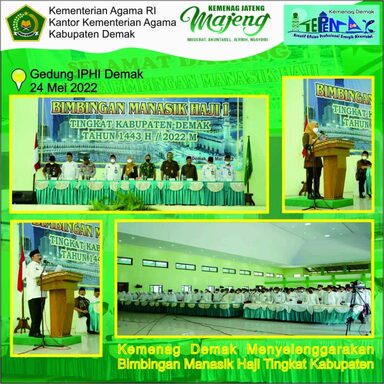 Kemenag Demak Selenggarakan Bimbingan Manasik Haji Tingkat Kabupaten