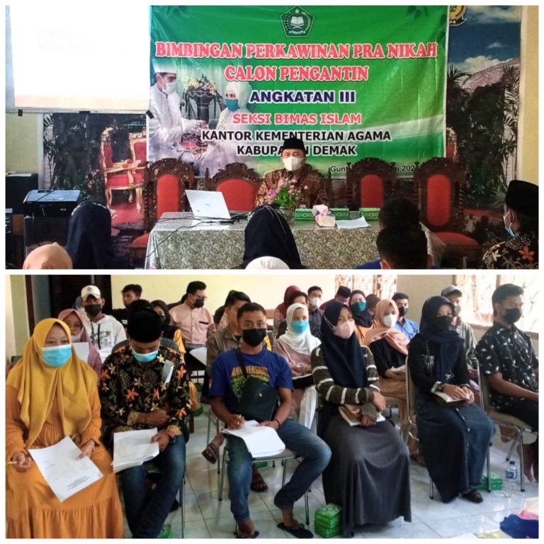 Kepala Kemenag Demak Berikan Bimbingan Perkawinan Kepada Calon Pengantin