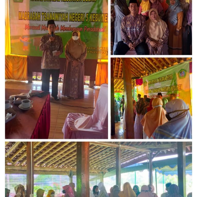 Jelang Pembelajaran Pasca Lebaran, MTsN 5 Kebumen Gathering Di Ambal