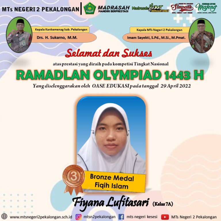 Raih Prestasi Akademik Fiqih Islam.