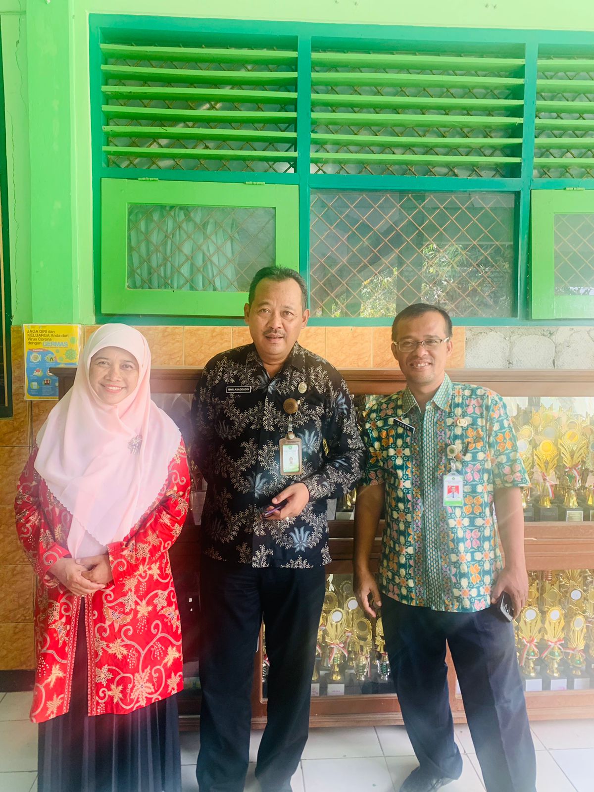 Pantau Ujian Madrasah, Kakankemenag Monitoring dan Evaluasi di MIN 1 Kebumený