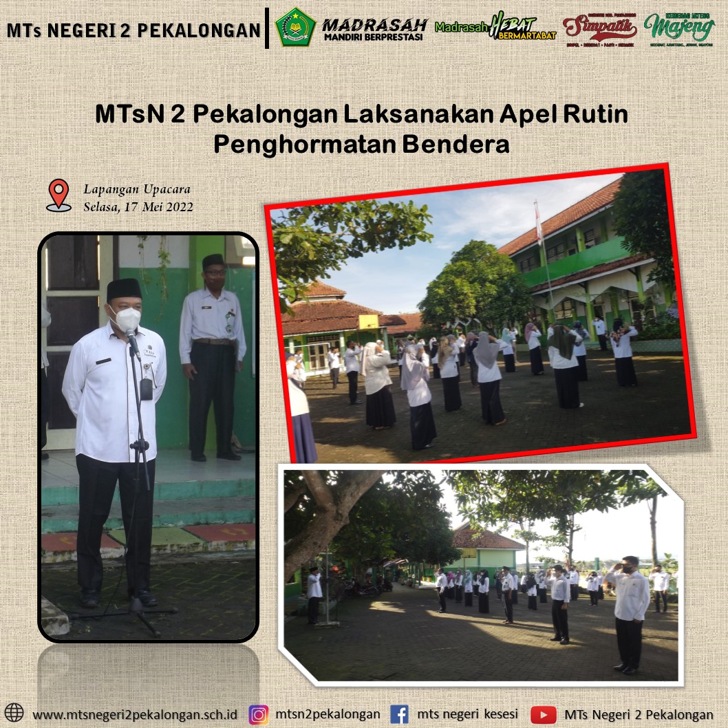 Kamad MTsN 2 Pekalongan : Penting Penegakan Disiplin ASN Dalam Segala Aspek