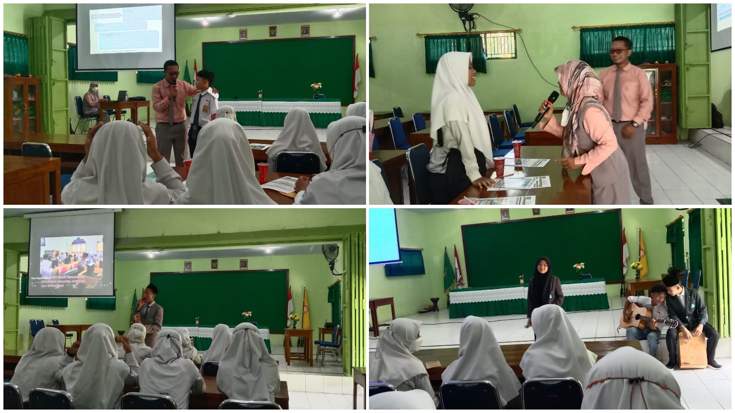 Simbiosis Mutualisme, MTsN 5 Kebumen Fasilitasi Sosialisasi Sekolah Lanjutan