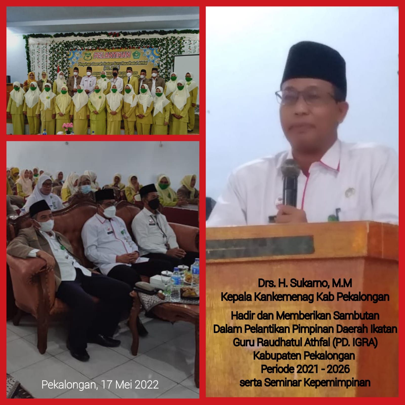 Pelantikan Pengurus PD. IGRA Kab. Pekalongan