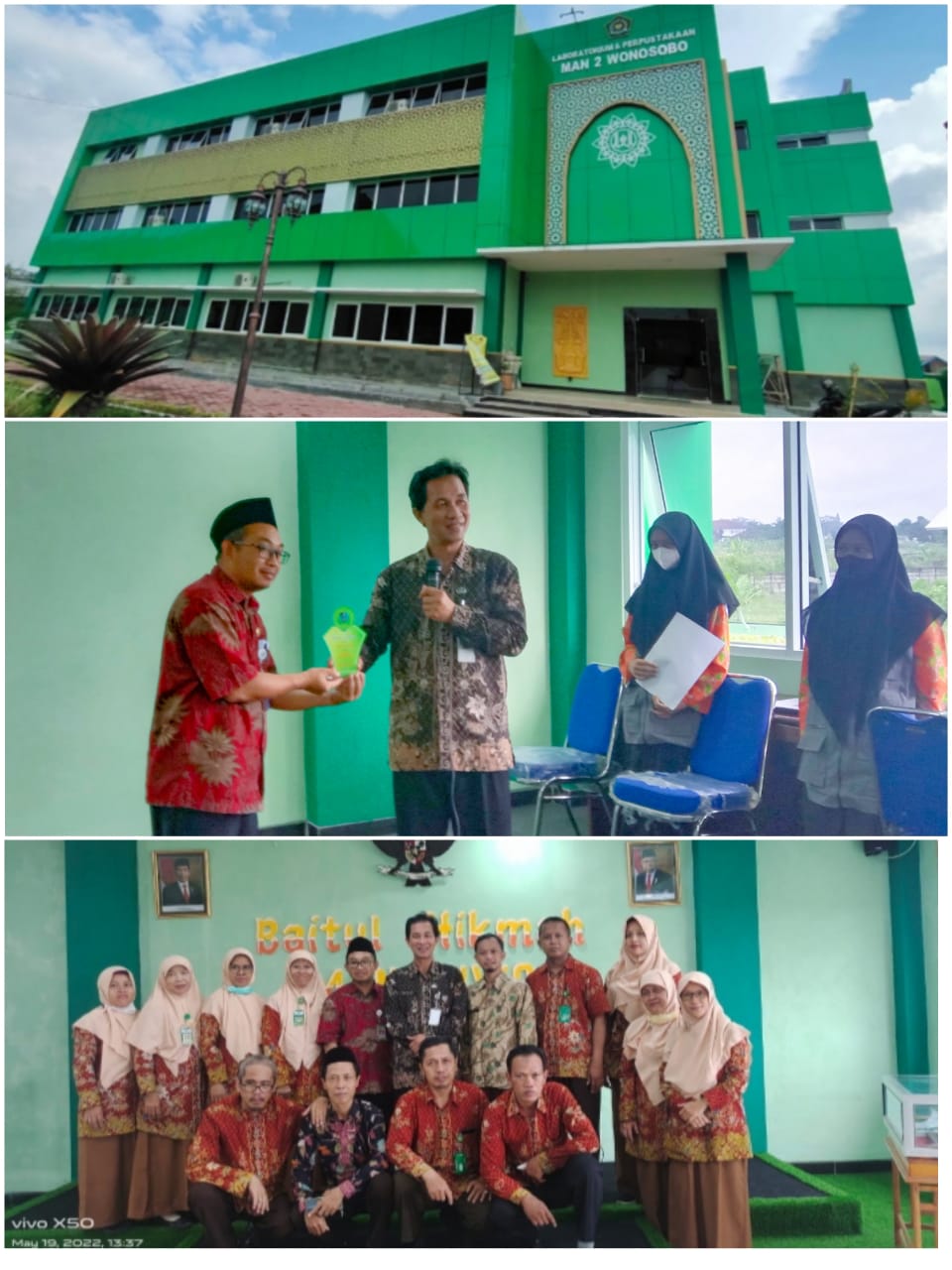 Studi Banding Perpustakaan, MTsN 5 Kebumen Sambangi MAN 2 Wonosobo