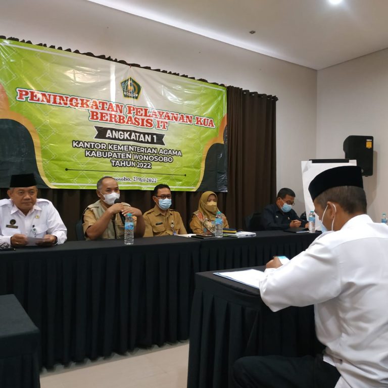 Wujudkan Aksi Perubahan Digitalisasi Data, Kankemenag Wonosobo Gandeng Pengadilan Agama dan Disdukcapil