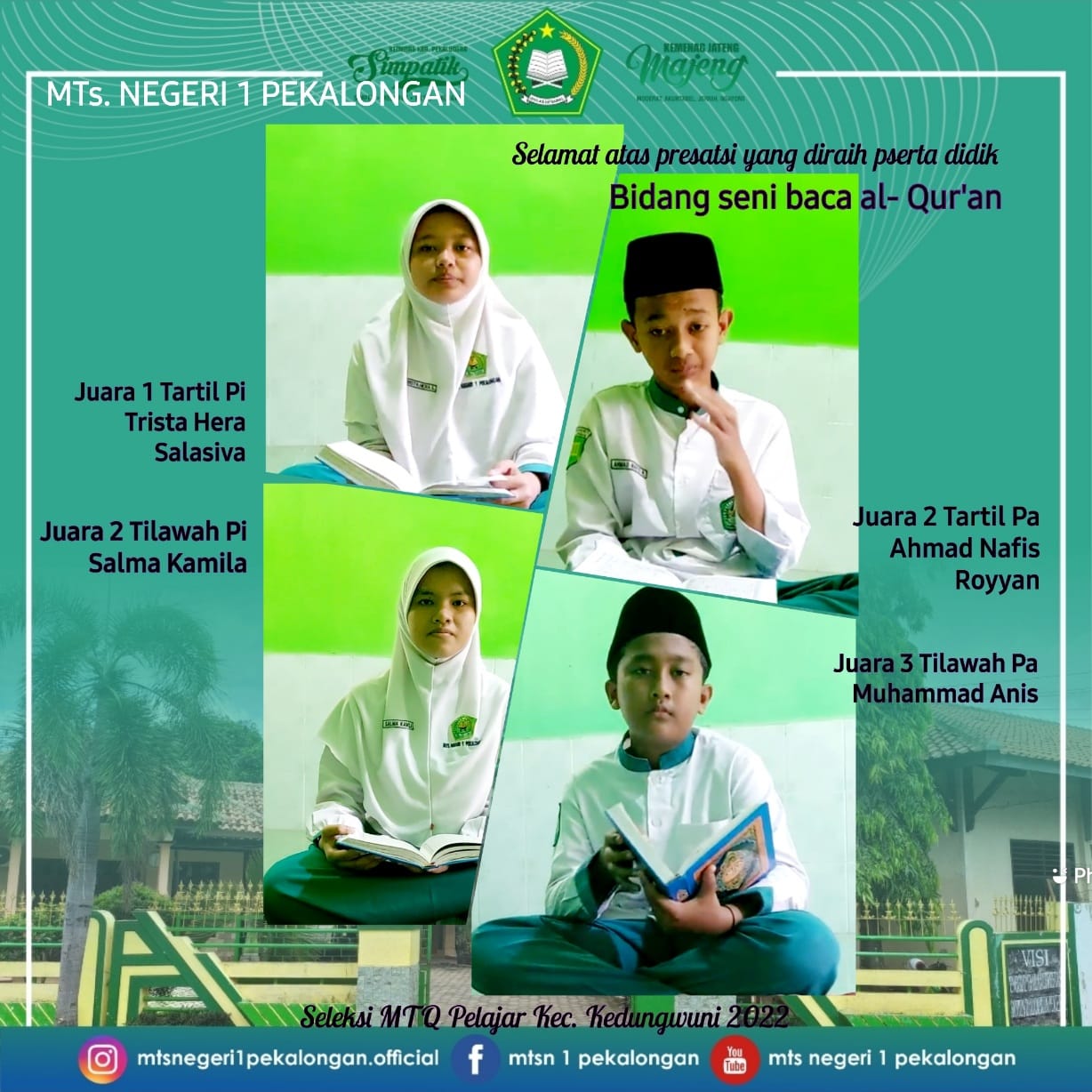 Juara MTQ Tingkat Pelajar SMP/MTs