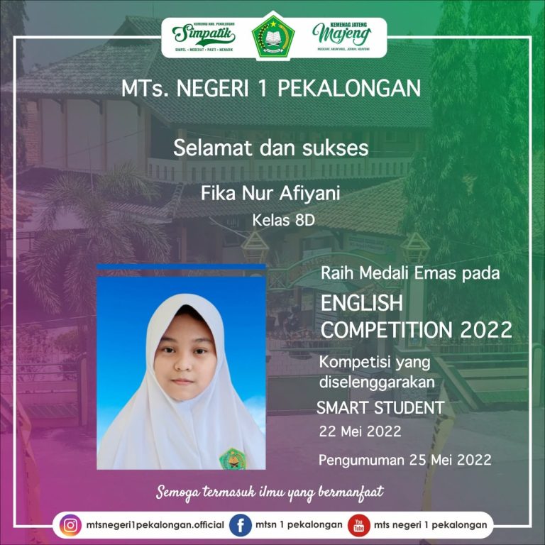 Medali Emas English Competition 2022