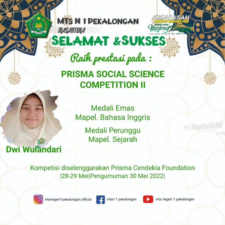 Medali Prisma Social Science Competition II