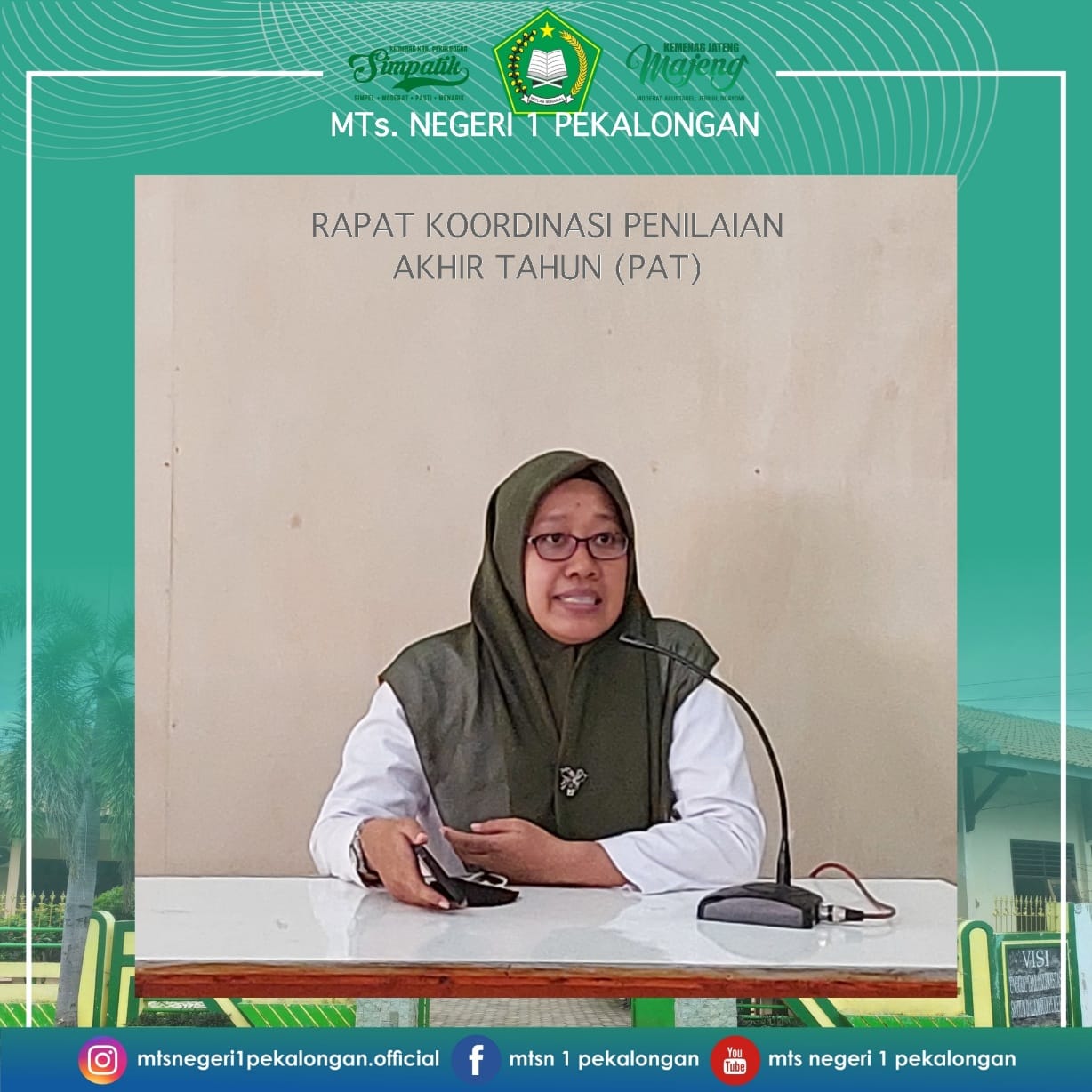 Rakor PAT MTs N 1 Pekalongan