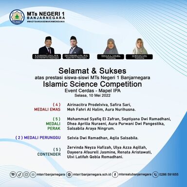 Bingkisan Lebaran, Mapel IPA Persembahkan 16 Medali Untuk Madtsansa