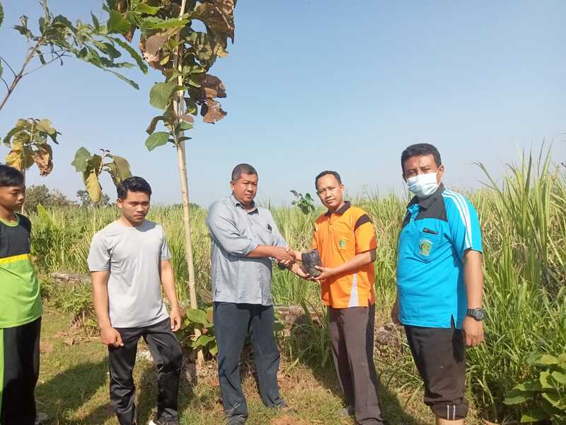 Gandeng Pemdes, MTsN 4 Rembang Adakan Penghijauan Lingkungan Sekitar