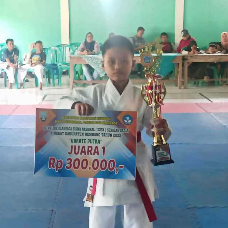 Alif Pratama, Jawara Karate dari MIN 2 Rembang