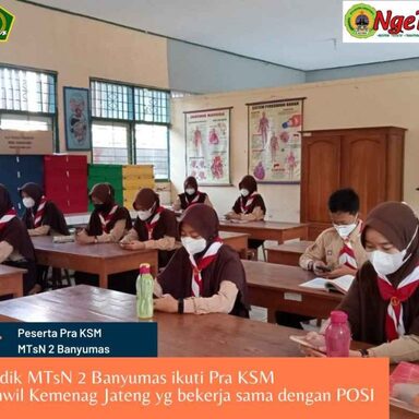 Pesdik MTsN 2 Banyumas ikuti Pra KSM Kanwil Kemenag Jateng