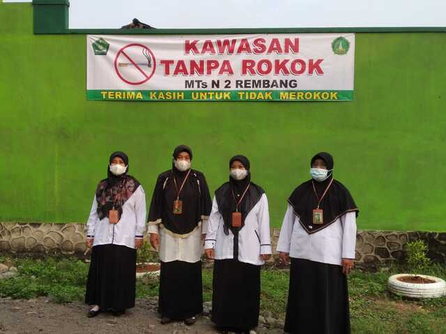MTs Negeri 2 Rembang Ciptakan Kawasan Tanpa Rokok