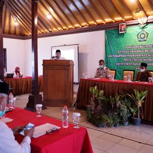 Rapat Koordinasi yang diselenggarakan guna Percepatan pensertifikatan tanah wakaf di kabupaten boyolali