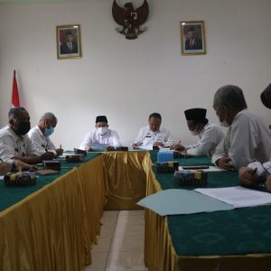 Kepala Kantor Kementeian Agama Kabupaten Boyolali memimpin langsung Rapat Koordinasi dalam rangka percepatan serapan anggaran Kankemenag Kab. Boyolali