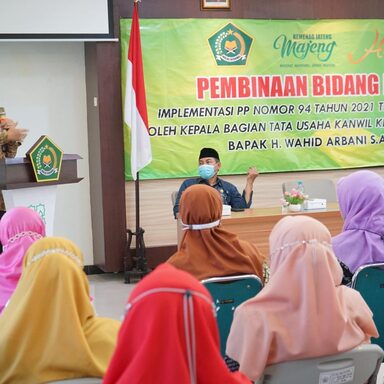 Wahid Arbani Minta ASN Kemenag Sragen Tingkatkan Literasi