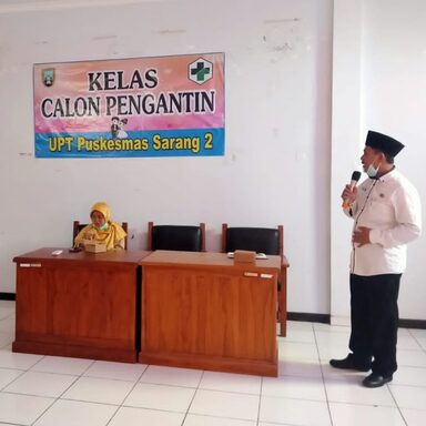 Wujudkan Keluarga Sakinah, KUA Sarang I Gelar Kelas Catin