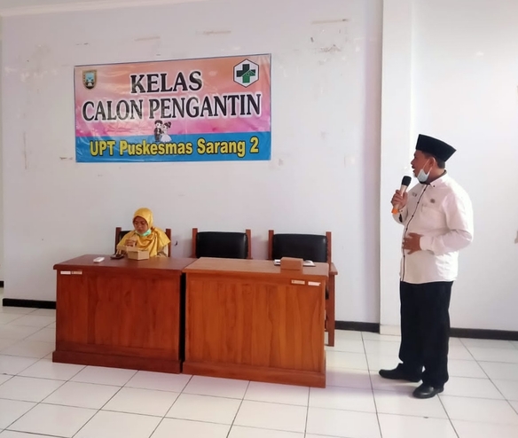Wujudkan Keluarga Sakinah, KUA Sarang I Gelar Kelas Catin