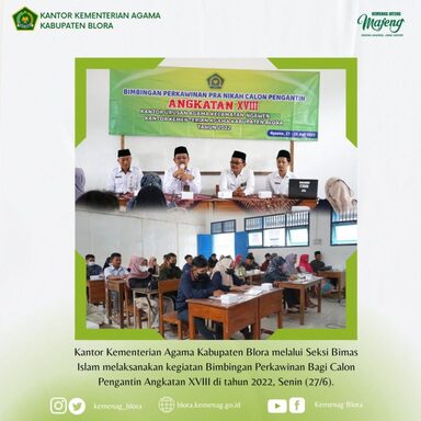 Agar Menjadi Keluarga Samawa, Begini Pesan Kakankemenag Kepada Catin