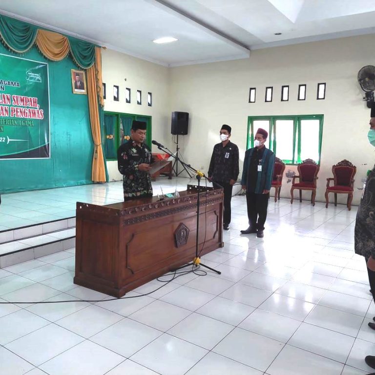 Kakankemenag Klaten Lantik Tiga Pejabat Pengawas