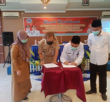 Cegah￼ Stunting, DP3KB  dan Kemenag Brebes Tandatangani MOU