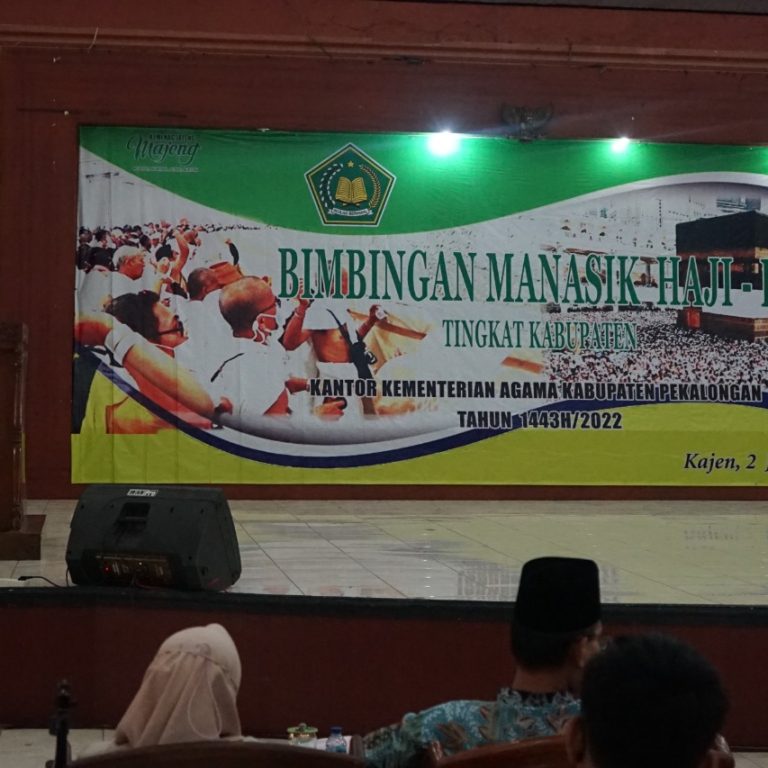 Manasik Haji Tahun 1443 H / 2022 M Tingkat Kab. Pekalongan