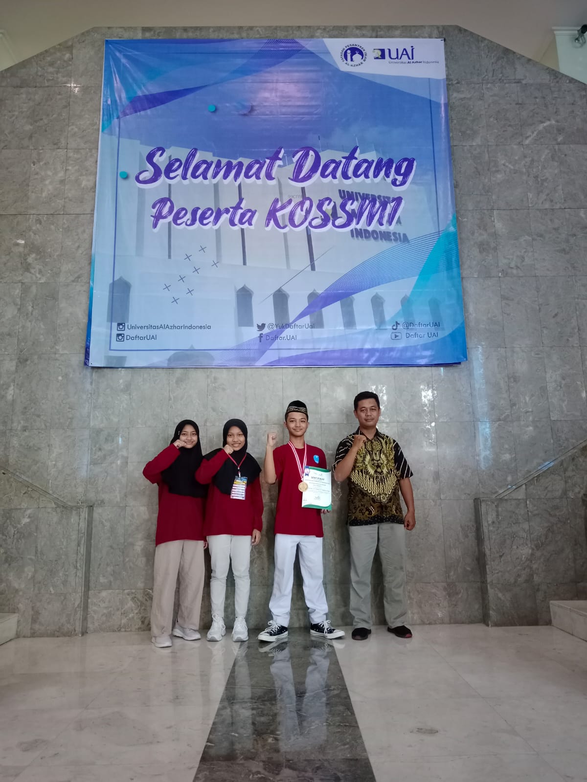  Siswa MTsN Surakarta 1 Raih Bronze Medal di Ajang KOSSMI 2022￼