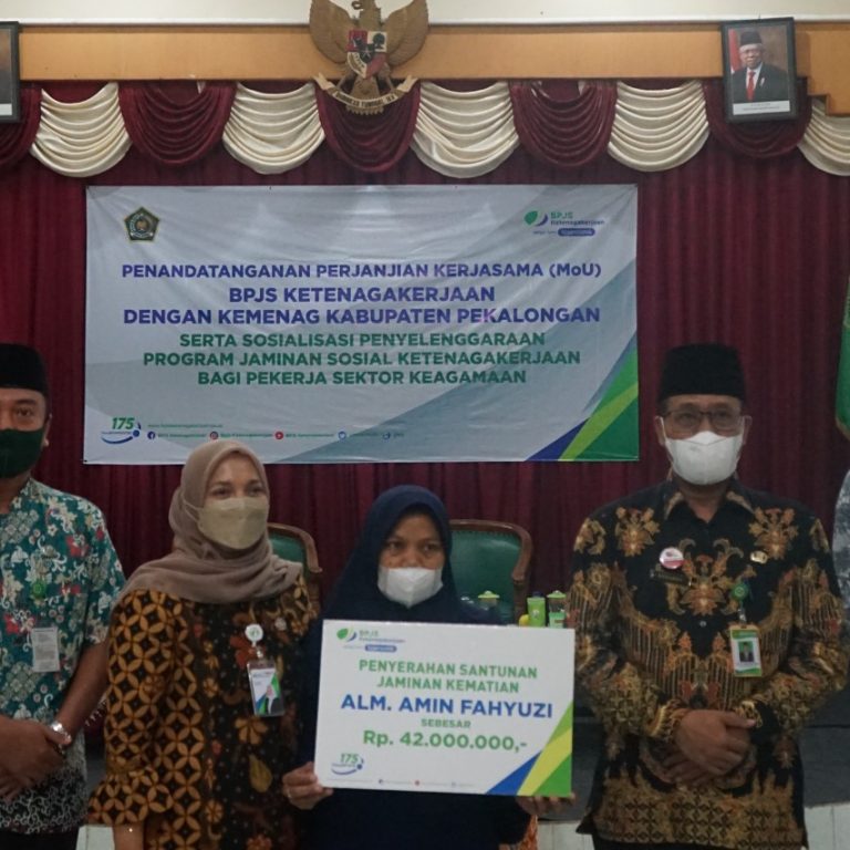 Mou BPJS Ketenagakerjaan Dengan Kemenag Kab. Pekalongan