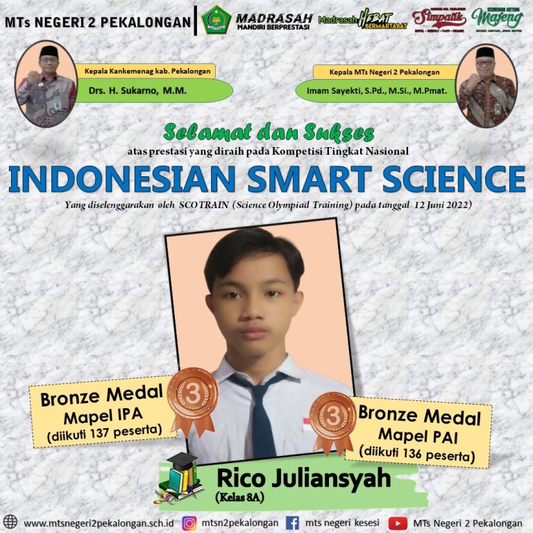 Rico Berjaya di Indonesian Smart Science