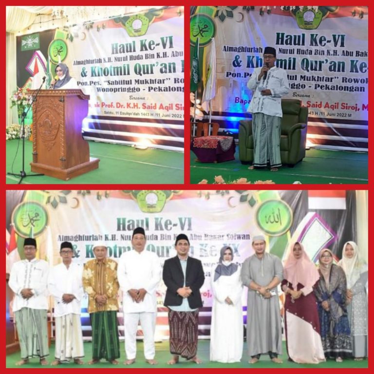 Haul ke-6 Almaghfiroh KH. Nurul Huda Bin KH. Abu Bakar Sofwan dan Khotmil Qur’an ke-20