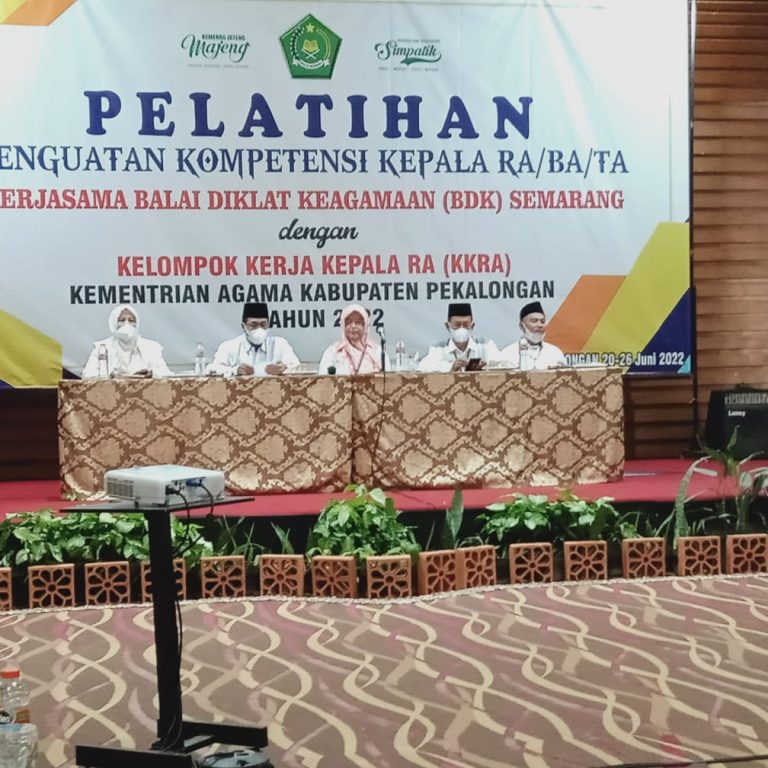Latsama RA se-Kabupaten Pekalongan, Kepala RA Gandeng BDK Semarang.