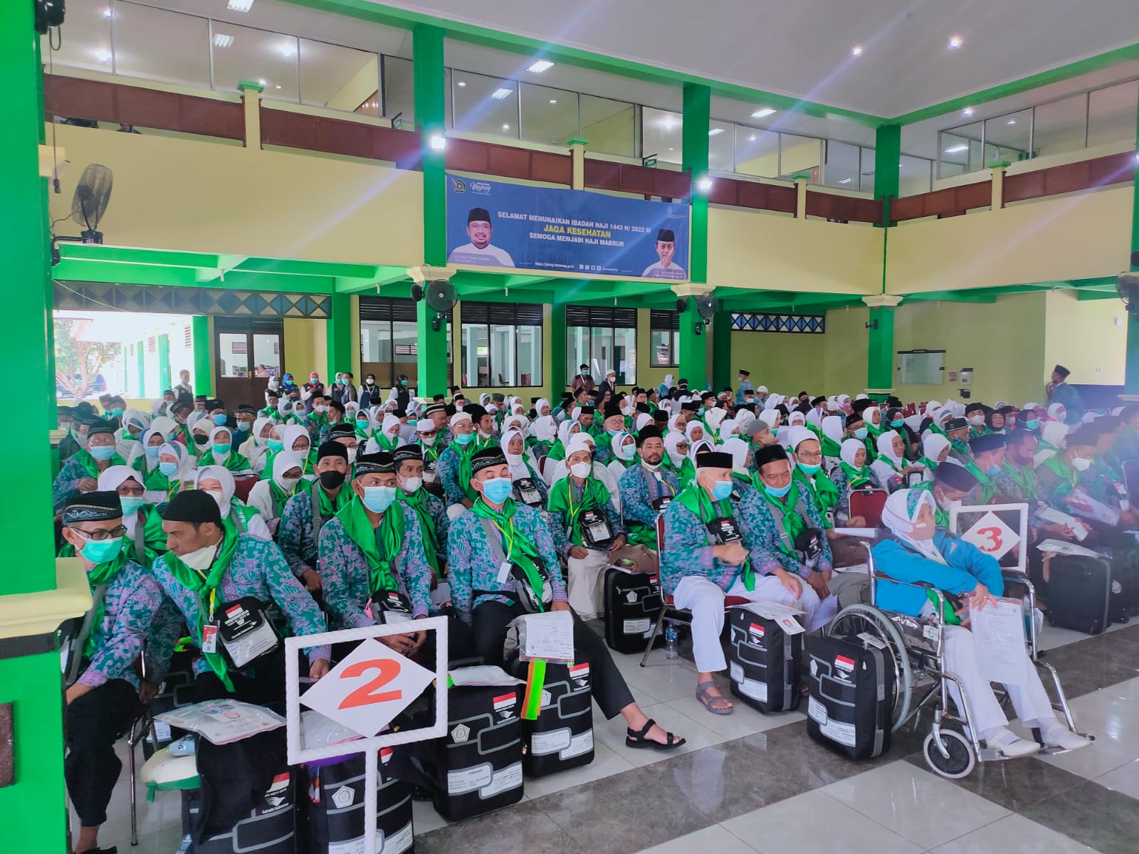Seluruh Jemaah Haji Asal Wonosobo Tiba di AHD Solo