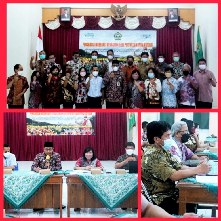 Pembukaan Kegiatan Penguatan Moderasi Beragama Bagi Penyuluh Agama Katolik Kab. Pekalongan