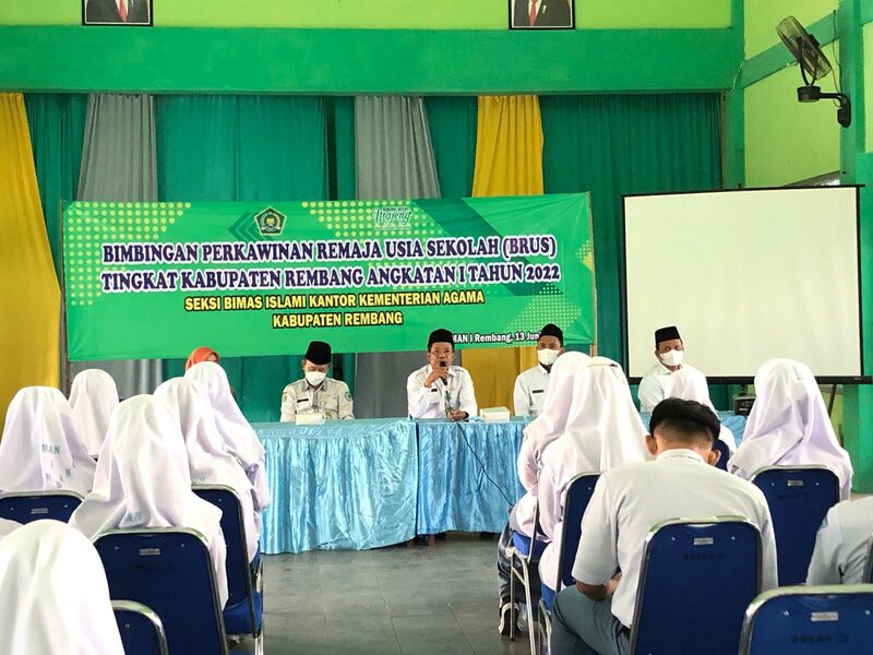 40 Peseta Didik MAN 1 Rembang Ikuti Bimwin Usia Sekolah