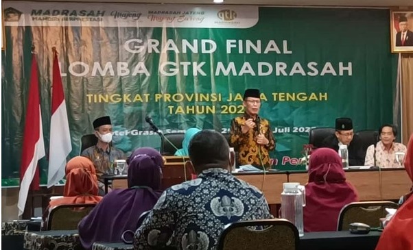 Buka Grand Final Lomba GTK Madrasah Tingkat Provinsi Jawa Tengah, Saifulloh: Ayo, Tingkatkan Kualitas dan Kuantitas