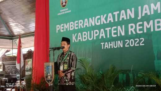 Sukses Gelar Pelepasan Jemaah Haji, Kakankemenag Rembang Sampaikan Terima kasih kepada Pemkab