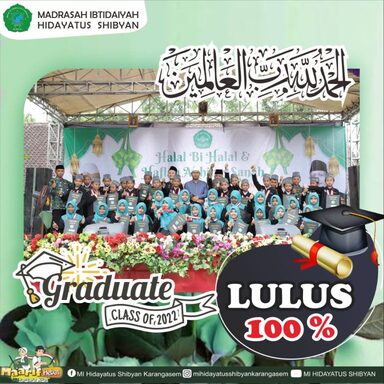 Peserta Didik MI Hidayatus Shibyan Lulus 100 %