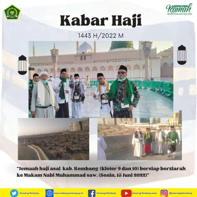 Jemaah Haji Berziarah ke Makam Nabi