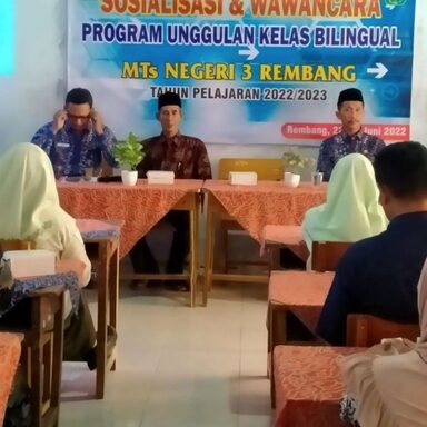 MTsN 3 Rembang Buka Program Kelas Bilingual