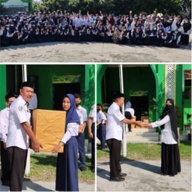 Imam Purna Tugas, Sampaikan Pesan kepada Warga MTsN 1 Rembang