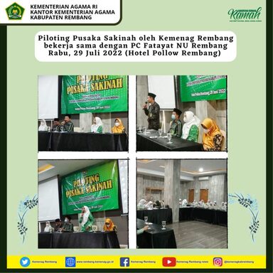 Tekan Angka Perceraian, Kemenag Gandeng Fatayat Gelar Pusaka Sakinah