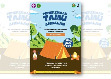 Penerimaan￼ Tamu Ambalan (PTA) Alin Bin Abi Thalib-Siti Fatimah Pangkalan MAN 2 Brebes